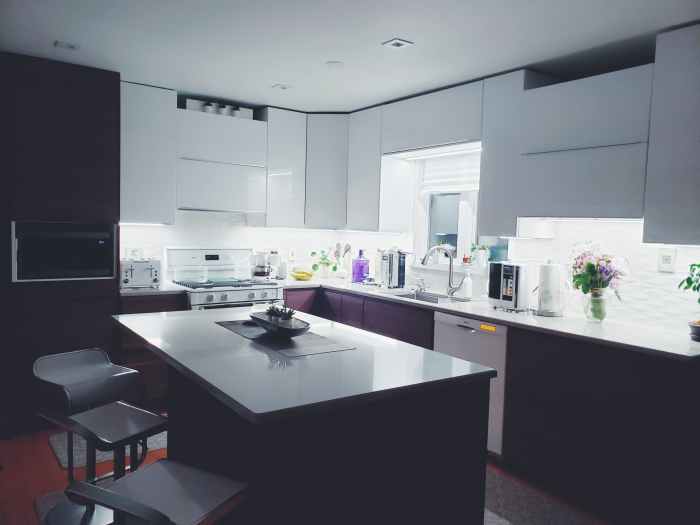 Kitchen cabinets trends wood modern tone two white bringing mixed pieces furniture